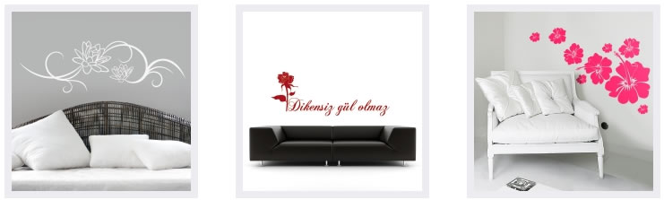 Wandaufkleber-mit-Rose